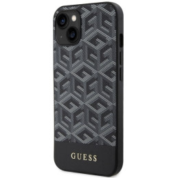 Guess GCube Stripes MagSafe dėklas iPhone 14 Plus - juodas