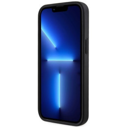 Guess GCube Stripes MagSafe dėklas iPhone 14 Plus - juodas