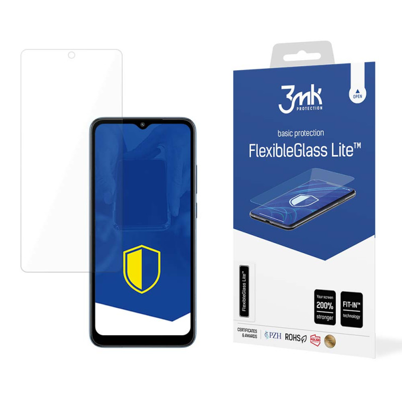 3mk FlexibleGlass Lite™ hibridinis stiklas ant Poco C50