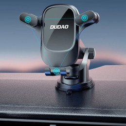Dudao F5Pro kabinos automobilio telefono laikiklis - juodas