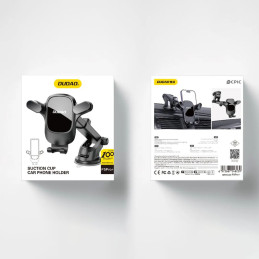 Dudao F5Pro kabinos automobilio telefono laikiklis - juodas