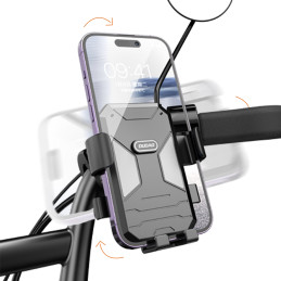 Dudao F7C dviračio/ motociklo telefono laikiklis - juodas