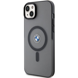 BMW Signature MagSafe dėklas iPhone 14 Plus - juodas