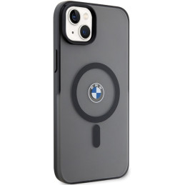 BMW Signature MagSafe dėklas iPhone 14 Plus - juodas