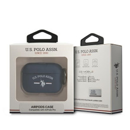 JAV Polo Assn byla Silikono kolekcija, skirta AirPods Pro – tamsiai mėlyna