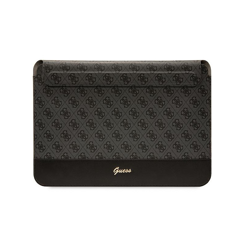 Guess 4G Stripe Metal Logo dėklas 14" nešiojamam kompiuteriui - juodas