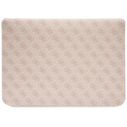 Guess 4G Stripe Metal Logo dėklas 14" nešiojamam kompiuteriui - rožinis