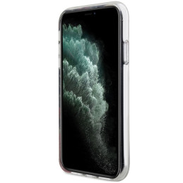 Guess Flower MagSafe dėklas iPhone 11 / Xr - žalias