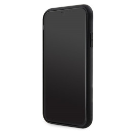 Karl Lagerfeld Glitter Choupette Patch dėklas iPhone 11 / Xr - sidabrinis