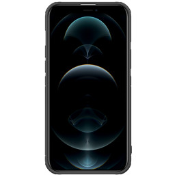 Nillkin Cyclops Case tvirtas dėklas su fotoaparato dangteliu ir sulankstomu stovu iPhone 13 Pro juodas
