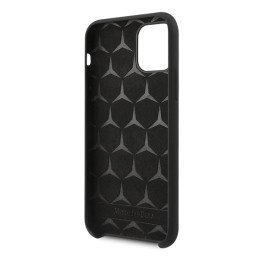 Mercedes Silicone Line dėklas iPhone 11 Pro kietam dėklui - juodas