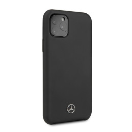 Mercedes Silicone Line dėklas iPhone 11 Pro kietam dėklui - juodas