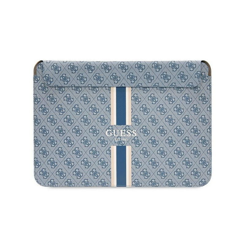 Guess 4G Printed Stripes dangtelis 14" nešiojamam kompiuteriui - mėlynas