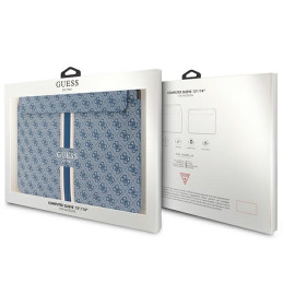 Guess 4G Printed Stripes dangtelis 14" nešiojamam kompiuteriui - mėlynas