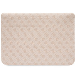Guess 4G Printed Stripes dėklas 14" nešiojamam kompiuteriui – rožinis