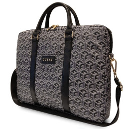 Guess GCube Stripes krepšys 16" nešiojamam kompiuteriui - juodas