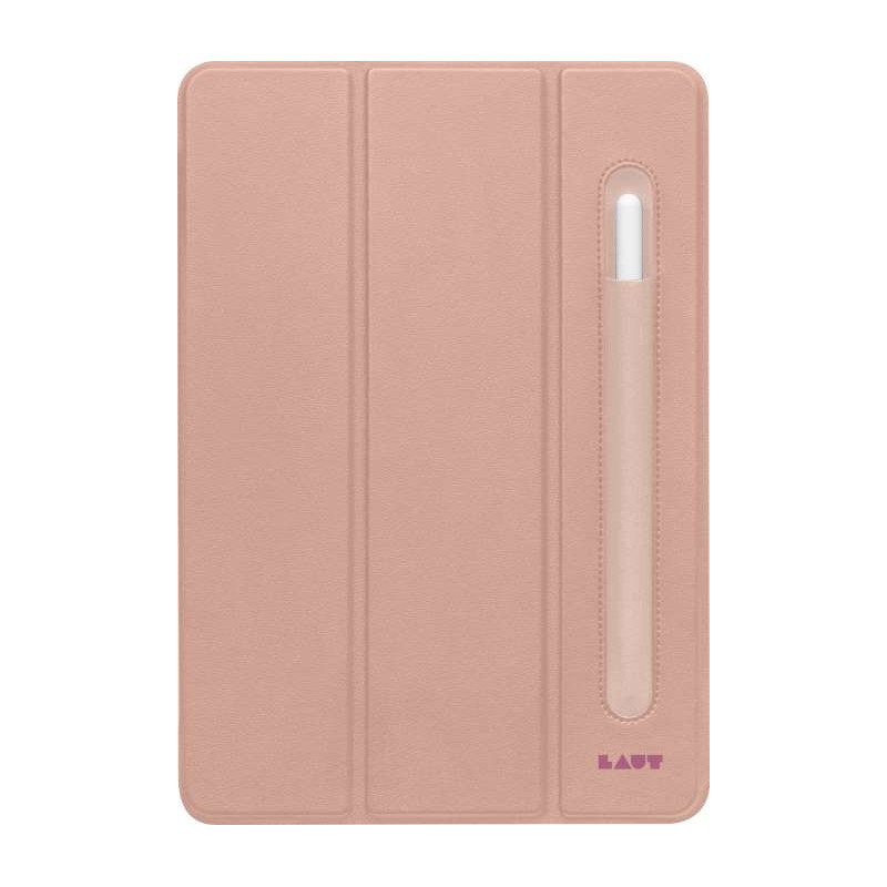 LAUT Huex Folio dėklas su Apple Pencil laikikliu iPad Pro 12,9" 4/ 5/ 6G - rožinis