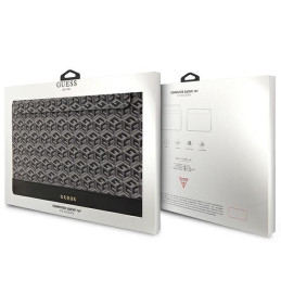 Guess GCube Stripes dėklas 16" nešiojamam kompiuteriui - juodas