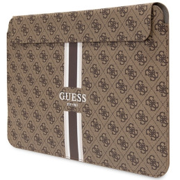 Guess 4G Printed Stripes dangtelis 16" nešiojamam kompiuteriui – rudas