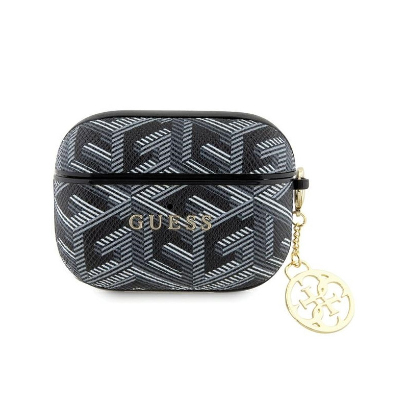 Guess GCube Charm dėklas, skirtas AirPods Pro – juodas