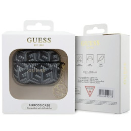 Guess GCube Charm dėklas, skirtas AirPods Pro – juodas