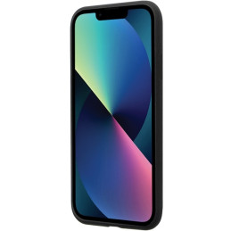 Guess Silicone Logo Strass 4G dėklas, skirtas iPhone 11 / Xr - juodas