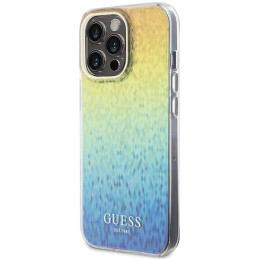 Guess IML Faceted Mirror Disco Iridescent dėklas, skirtas iPhone 15 Pro Max – įvairiaspalvis