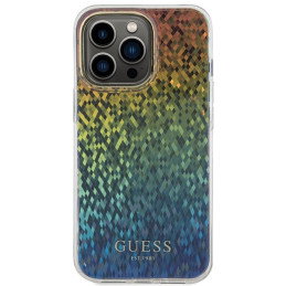 Guess IML Faceted Mirror Disco Iridescent dėklas, skirtas iPhone 15 Pro Max – įvairiaspalvis