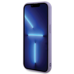 Guess Sequin Script Metalinis dėklas iPhone 15 Pro Max - violetinis