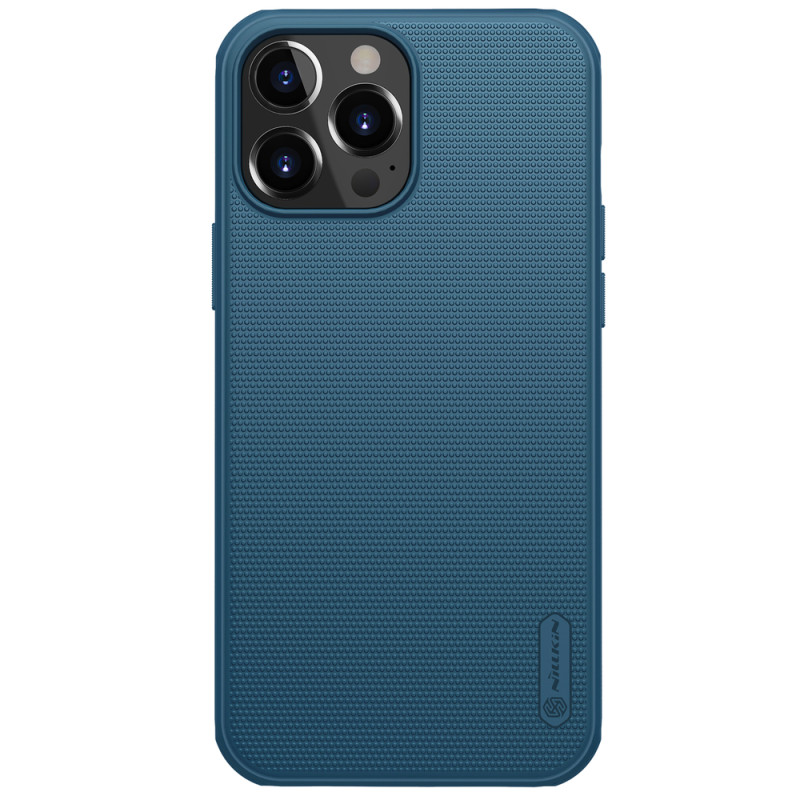 Nillkin Super Frosted Shield sustiprintas dėklas, dangtelis skirtas iPhone 13 Pro Max, mėlynas