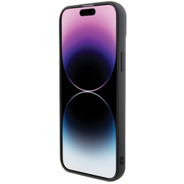 Karl Lagerfeld 3D Rubber Multi Logo dėklas iPhone 15 Plus - juodas