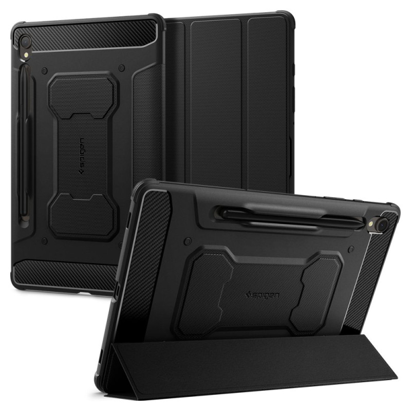 Spigen Rugged Armor Pro dėklas, skirtas Samsung Galaxy Tab S9 11& 39 & 39 X710 / X716B - juodas