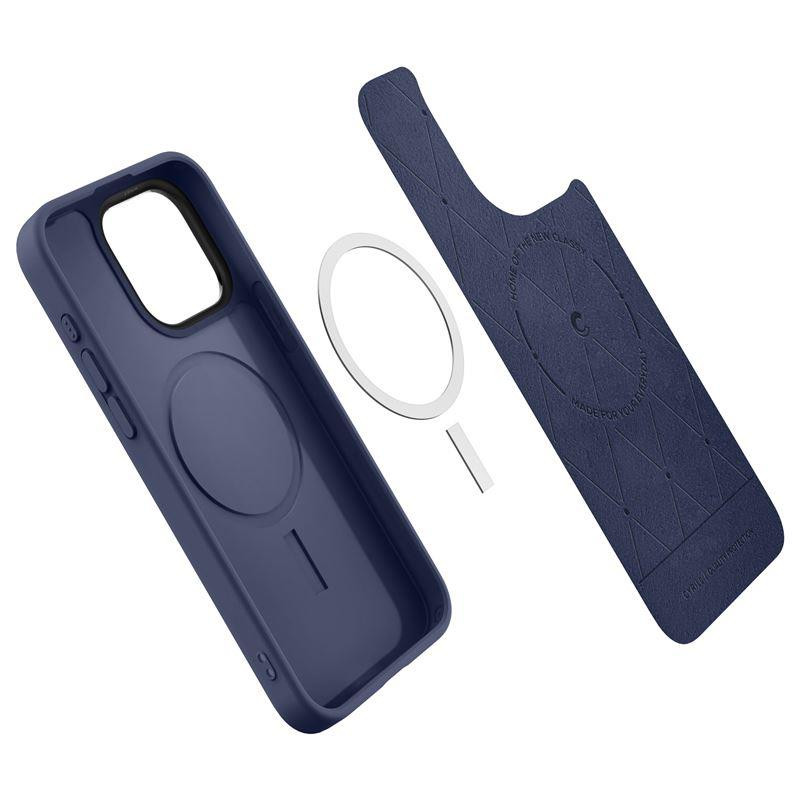 Spigen Cyrill Kajuk Mag dėklas su MagSafe, skirtas iPhone 15 Pro Max - tamsiai mėlynas