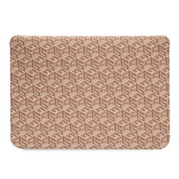 Guess GCube Stripes dėklas 16" nešiojamam kompiuteriui – rudas