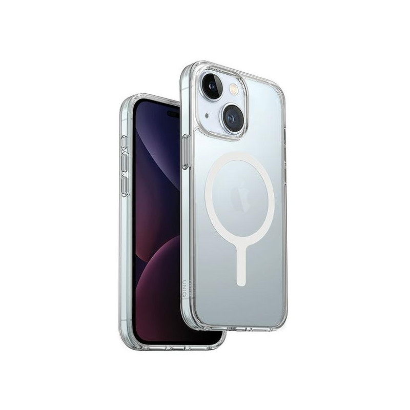 UNIQ LifePro Xtreme Magclick įkrovimo dėklas iPhone 15 Plus - skaidrus