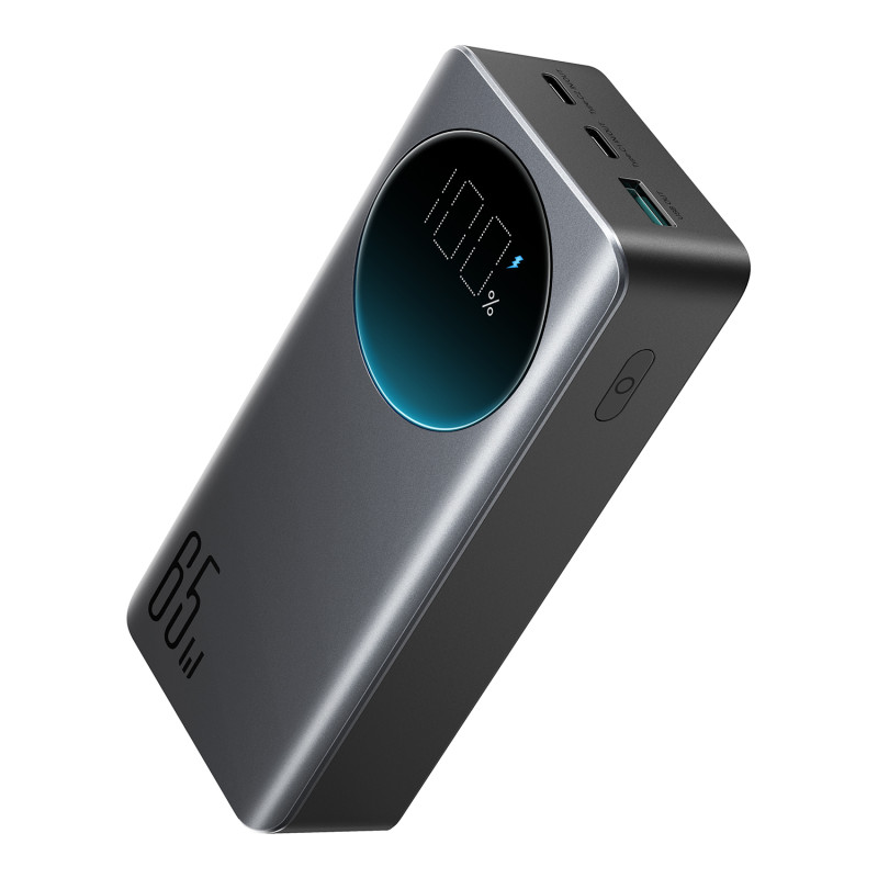 Joyroom 30000mAh 65W maitinimo blokas su skaitmeniniu ekranu (JR-PBF05) - juodas