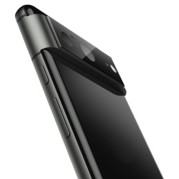 Spigen Glas.tR EZ Fit Optik Camera Protector for Google Pixel 8 - juoda 2 vnt.