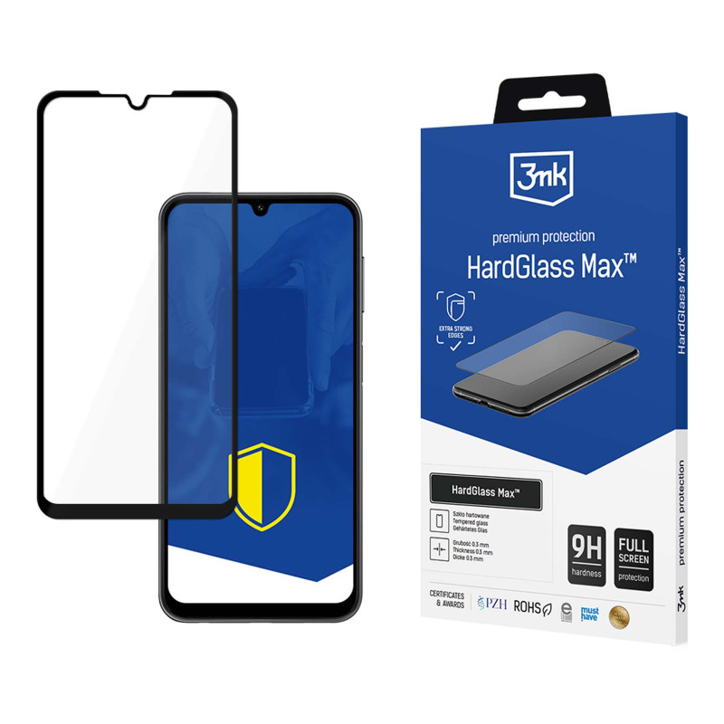9H 3mk HardGlass Max™ stiklas Samsung Galaxy A24 4G / A25 5G