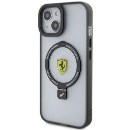 Ferrari Ring Stand 2023 Collection MagSafe dėklas iPhone 15 - skaidrus