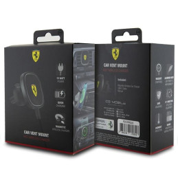 Ferrari 2023 Collection MagSafe 15W indukcinis automobilinis įkroviklis orlaidei - juodas