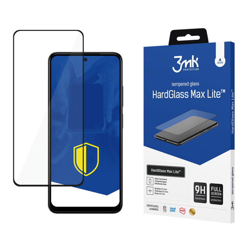 9H 3mk HardGlass Max Lite™ stiklas ant Xiaomi Redmi Note 12s