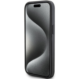 Karl Lagerfeld Quilted K Pattern dėklas, skirtas iPhone 15 - juodas
