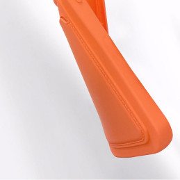 Silikono kortelės dėklas su kortelių lizdu iPhone 12 Pro Max - koralas