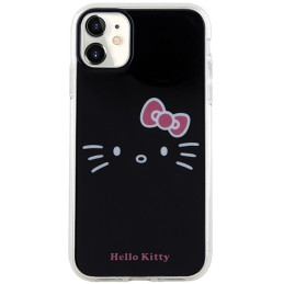 Hello Kitty IML Kitty Face dėklas, skirtas iPhone 11 / Xr - juodas