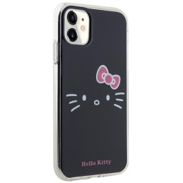 Hello Kitty IML Kitty Face dėklas, skirtas iPhone 11 / Xr - juodas
