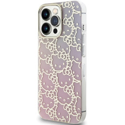Hello Kitty IML Gradient Electrop Crowded Kitty galvos dėklas, skirtas iPhone 13 Pro Max – rožinis