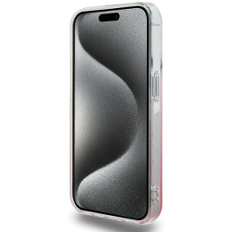 Hello Kitty IML Gradient Electrop Kitty Head dėklas iPhone 14 Pro - rožinis