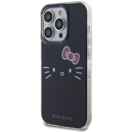 Hello Kitty IML Kitty Face dėklas iPhone 14 Pro - juodas