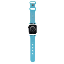 Hello Kitty silikoninis Kitty galvos dirželis skirtas Apple Watch 38/ 40/ 41mm – mėlynas