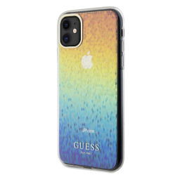 Guess IML Faceted Mirror Disco Iridescent dėklas, skirtas iPhone 11 / Xr - daugiaspalvis